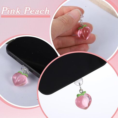 4 Pcs Dust Plug Charm Compatible with Type C Charging Port Cell Phone Dust Plug Charging Port Covers Anti Dusts Plugs Cover for Laptops Phones Earphones Accesories in Saudi Arabia