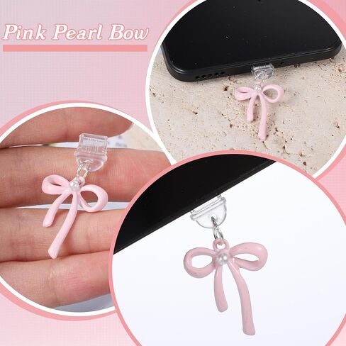 4 Pcs Dust Plug Charm Compatible with Type C Charging Port Cell Phone Dust Plug Charging Port Covers Anti Dusts Plugs Cover for Laptops Phones Earphones Accesories in Saudi Arabia