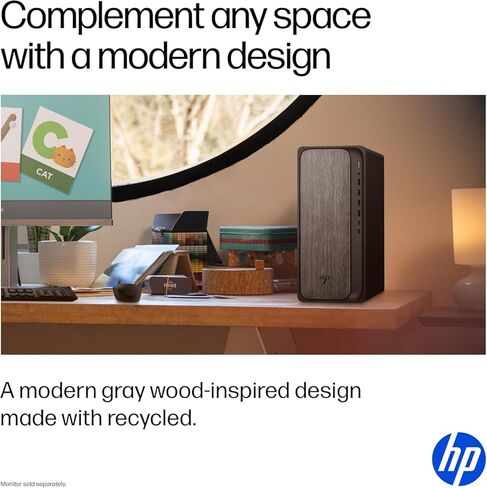 HP OmniDesk Tower Desktop Computer • 8-core AMD Ryzen 5 8500G Processor • 16GB DDR5 • 1TB Storage (512GB SSD + 512GB External) • HDMI + DP • Wi-Fi 6 • Wireless Keyboard & Mouse • Windows 11 in Saudi Arabia
