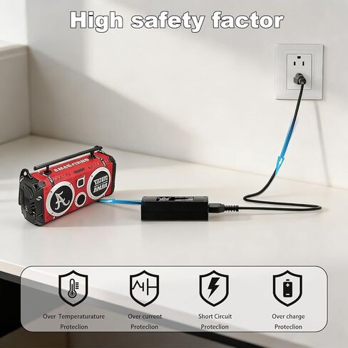 شاحن لـ Bumpboxx Flare 8 وFlare 8 Pro، محول سلك طاقة 22 فولت 4 أمبير متوافق مع مكبر صوت محمول يعمل بالبلوتوث من Bumpboxx in Saudi Arabia