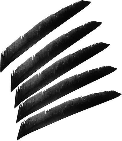 PATIKIL Arrows Vanes, 50 Pack 11 Inch Turkey Feather Arrow Fletching Archery Arrow Feather Right Wing Shield Fletch for DIY Target Shooting in Saudi Arabia
