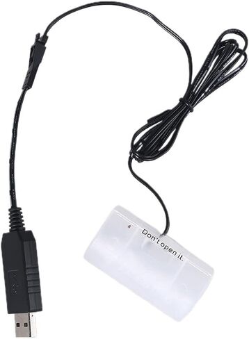 Feamos 1.1 متر USB إلى 1.5 فولت 3 فولت 4.5 فولت 6 فولت D-خلية-مزيل البطارية يمكن أن يحل محل 1-4 قطعة 1.5 فولت D-بطاريات قلوية للعبة المصباح in Saudi Arabia