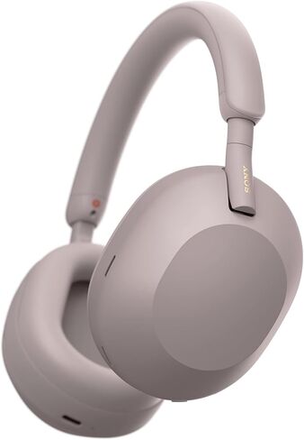 Sony WH-1000XM5 Noise Canceling Wireless Headphones - 30hr Battery Life - Over-Ear Style - Optimized for Alexa and Google Assistant - Built-in mic for Calls - Smoky Pink in Saudi Arabia