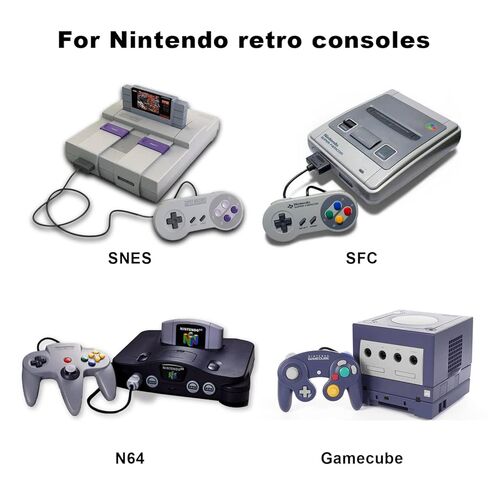 كابل Y.D.F AV لـ SNES، كابل RCA سلك فيديو مركب متوافق مع SNES/NGC/SFC/N64 بطول 6 أقدام (التوصيل والتشغيل) in Saudi Arabia