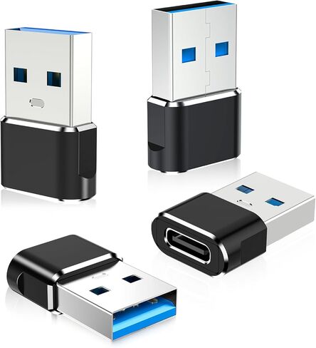 محول USB إلى USB C، محول شاحن أنثى إلى ذكر من النوع C لشاحن iPhone 17، وiWatch Ultra SE 10 9، وiPhone 17 Pro Max 16 15 14، وGalaxy S25 S24، إيربودز، آي باد، سيارة، إكس بوكس in Saudi Arabia