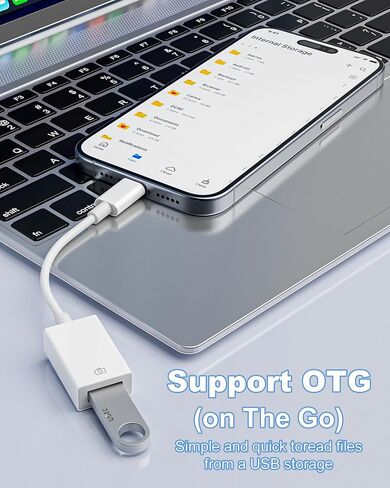 3 عبوات من محول USB C إلى USB A، محول من النوع C إلى USB OTG متوافق مع iPhone 16 15 Pro Max، محول USB أنثى إلى ذكر C لأجهزة الكمبيوتر المحمولة والأجهزة اللوحية والهواتف المحمولة ومحركات الأقراص المحمولة ولوحات المفاتيح in Kuwait
