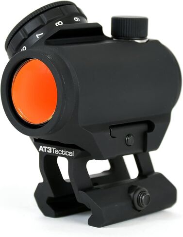 AT3 التكتيكية RD-50 PRO Red Dot Sight مع ارتفاع .83 بوصة - للشهادة المطلقة مع مشاهد حديدية - 2 MOA نطاق نقطة حمراء مدمجة in Kuwait