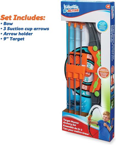 Kidoozie B*Active Target Master Archery Set – Kids’ Archery Set with Bow, Suction Cup Arrows & Target – Ages 6 Years+ in Saudi Arabia