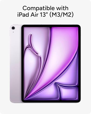 واقي شاشة ZAGG Glass Elite لجهاز iPad Air 13 بوصة M3/M2 (2025/2024) - زجاج مقسى أقوى 5X، حماية من الخدش والكسر، مقاوم للتلطخ، سهل التركيب، صديق للحافظة in Saudi Arabia