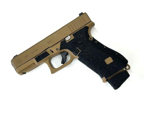 HANDLEITGRIPS Gun Grip Tape Compatible with Glock 19x/ Glock 19x MOS/Glock 45/ Glock 45 MOS - Premium Sandpaper Pistol Grip Tape, Gun Skins, Veteran Owned, Made in USA in Saudi Arabia