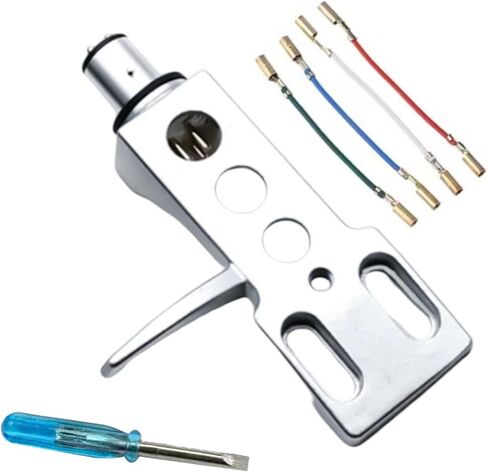 4Pin Turntable Headshell Phono Cartridge Holder Cartridge Holder Metal Construction for Music Lovers Headshell DJ Gear in Saudi Arabia