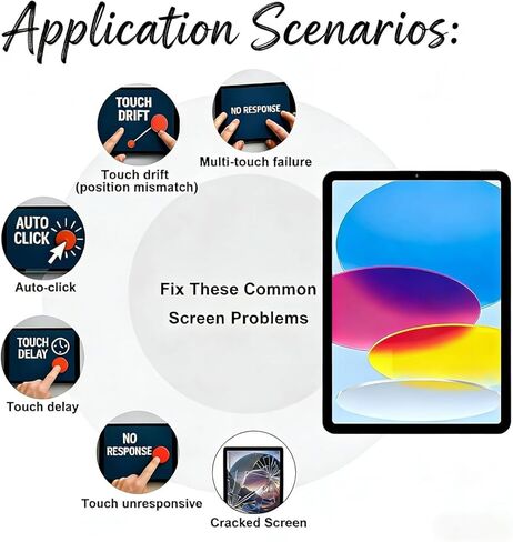 لجهاز ايباد 10 (الجيل العاشر) || iPad (A16) A2696 A2757 A3354 A3355 محول رقمي لشاشة بديلة، لجهاز iPad الجيل العاشر (2022) 10.9 بوصة || iPad A16 (2025) محول رقمي مقاس 11 بوصة [بدون شاشة LCD، وليس لطراز Pro/Air] in Kuwait