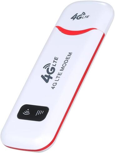 راوتر لاسلكي مودم USB 4G LTE للإنترنت السريع أثناء التنقل بسرعة 150 ميجا بت في الثانية DL و50 ميجا بت في الثانية UL للمسافرين، أبيض، إصدار الاتحاد الأوروبي (إصدار الاتحاد الأوروبي) in Saudi Arabia