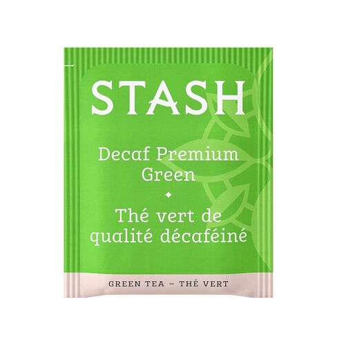 Stash Tea Decaf الشاي الأخضر الفاخر - منزوع الكافيين، شاي ممتاز معتمد كمشروع غير معدل وراثيًا بدون مكونات صناعية، 18 قطعة (عبوة من 6) - إجمالي 108 كيس in Kuwait