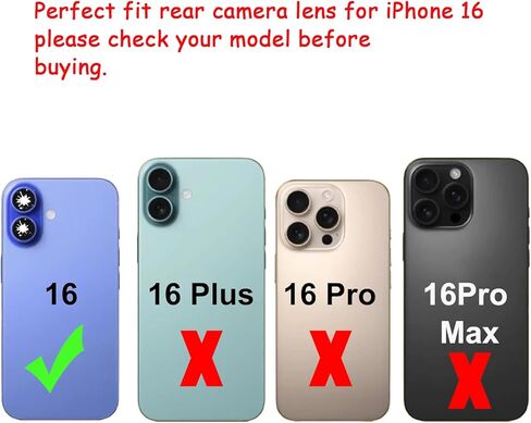 استبدال زجاج عدسة الكاميرا الخلفية 16 لعدسة زجاجية لكاميرا iPhone 16، واستبدال زجاج عدسة الكاميرا 16 مع لاصق مثبت مسبقًا، وعدسة كاميرا زجاجية خلفية، ومجموعة أدوات إصلاح in Saudi Arabia