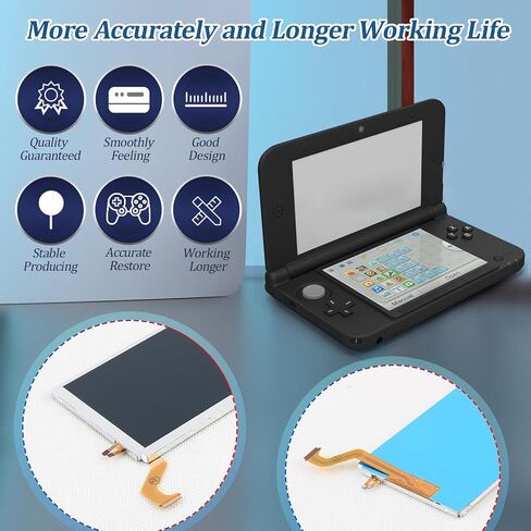 for Nintendo 3DS XL Top Upper LCD Screen Display for Nintendo 3DS XL Screen Repair Replacement Assembly Accessories Part with Repair Tools in Saudi Arabia