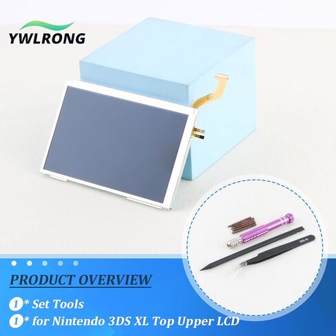 for Nintendo 3DS XL Top Upper LCD Screen Display for Nintendo 3DS XL Screen Repair Replacement Assembly Accessories Part with Repair Tools in Saudi Arabia