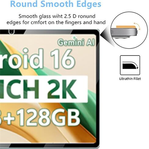 2 Pack Screen Protector for SVITOO Tab 12/P12 Android 16 Tablet 12 inch 116T, Anti-Scratch 9H Tempered Glass Film Guard for FIRYMID 12 Inch Tablet model 1116T in Saudi Arabia