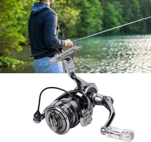 Spinning Fishing Reel, 4KG Drag 5.2:1 Gear Ratio Spinning Reel for Saltwater Freshwater Ice Fishing Sea, Fish Accessories, Father Men Gift, Light Weight in Saudi Arabia