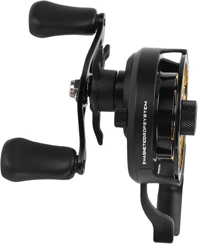 RiToEasysports Ice Fishing Reel, Metal Magnetic Drop Inline Fishing Reel with High Speed 3.0:1 for River Lake Deep Sea Enthusiasts in Saudi Arabia