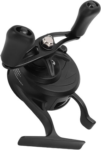 RiToEasysports Ice Fishing Reel, Metal Magnetic Drop Inline Fishing Reel with High Speed 3.0:1 for River Lake Deep Sea Enthusiasts in Saudi Arabia
