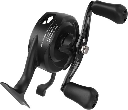RiToEasysports Ice Fishing Reel, Metal Magnetic Drop Inline Fishing Reel with High Speed 3.0:1 for River Lake Deep Sea Enthusiasts in Saudi Arabia