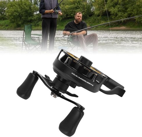 GOWENIC Ice Fishing Reels, Freshwater and Saltwater Spinning Fishing Reel, Inline Ice Reel, Magnetic Drop System Antifreeze Saltwater for Deep Sea River in Saudi Arabia