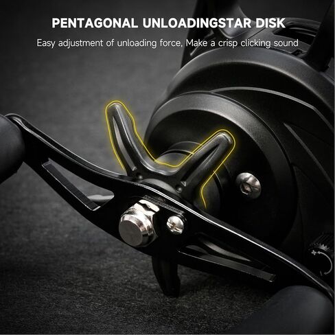 GOWENIC Ice Fishing Reels, Freshwater and Saltwater Spinning Fishing Reel, Inline Ice Reel, Magnetic Drop System Antifreeze Saltwater for Deep Sea River in Saudi Arabia