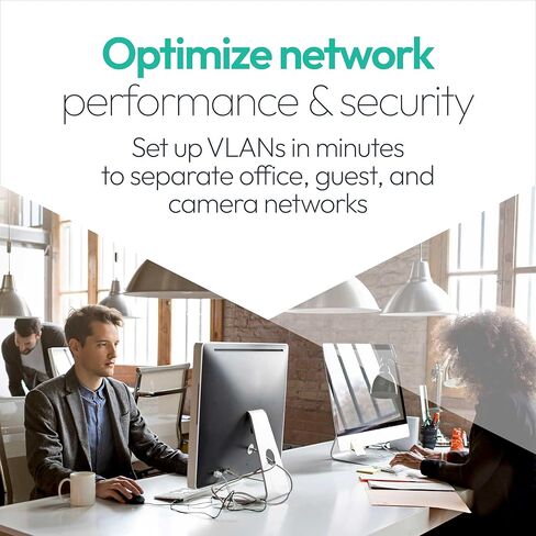 NETGEAR Tri-Band PoE 10 G Insight Manageable WiFi 7 Access Point (WBE750) – 18.4 Gbps Speed (AX18400) - Covers up to 3,000 sq. ft., 256 Client Devices - WPA3 - Power Adapter not Included in Saudi Arabia