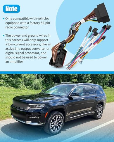 Advanced Audio Integration T-Harness Fit for Chrysler/Dodge/Jeepfor Select 2013 and up Non-Amplified LPHCH41, Simplifies Aftermarket Audio Installation, Replace LPHCH41 in Saudi Arabia