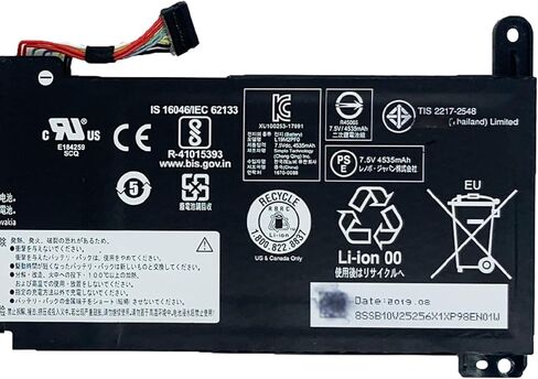 L19M2PF0 Laptop Battery 35Wh 2-Cell Compatible with Lenovo Ideapad Slim 1-11AST-05 81VR / 1-14AST-05 81VS / 1-11ADA05 82GV / 1-14ADA05 82GW Series L16L2PB3 SB10V25256 5B10V25257 in Saudi Arabia