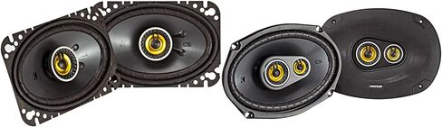 KICKER 46CSC6934 CS-Series CSC693 6x9-Inch (160x230mm) 3-Way Speakers w/ 46CSC464 4x6 Coaxial Bundle in Saudi Arabia