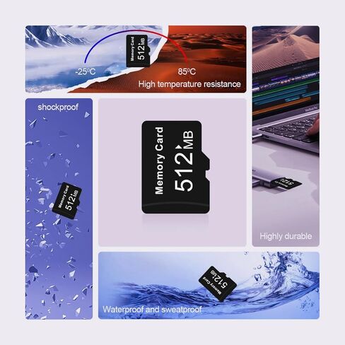 Micro SD Card 512MB (0.5GB) Pack of 3 in Bulk Low Capacity for MP3/Old Phones/Small Files Only -Not for Cameras/Dashcams/GB Devices in Saudi Arabia