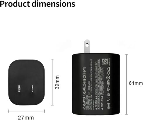 60W Switch 2 AC Adapter for Nintendo Switch/OLED/Lite/Console/HDMI/Steam Deck 2/4K TV Mode HAC-002 for ASUS ROG Ally for iPhone 17 pm Games & Accessories PD Fast Charger with 6.6FT(2M) Cable in Saudi Arabia