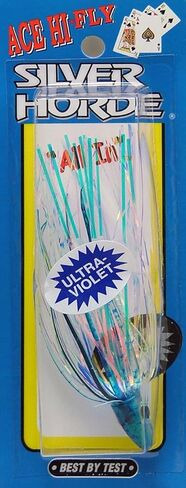 Silver Horde 1670000344 Ace Hi Fly 1/PK Ultra-Violet Blue Spatter Back, Multi, One Size in Saudi Arabia
