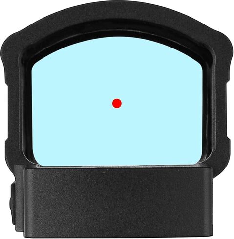 Zulisy Z1 XL 6 MOA Micro Open Red Dot Sight، متوافق مع RMSc 507k Footprint Mount Pistol Mount، 1x25mm عدسة كبيرة خفيفة الوزن بصريات تكتيكية عاكسة للضوء، اهتز للاستيقاظ، بطارية جانبية، 1 نقرة 1 MOA in Kuwait