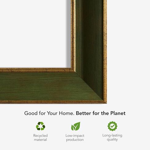 Lisbon Green Handmade TV Frame – Compatible ONLY with Samsung The Frame (Fits 2021-2025 Frame TV, 85'') in Saudi Arabia
