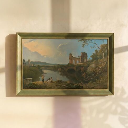 Lisbon Green Handmade TV Frame – Compatible ONLY with Samsung The Frame (Fits 2021-2025 Frame TV, 85'') in Saudi Arabia