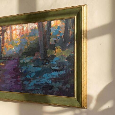 Lisbon Green Handmade TV Frame – Compatible ONLY with Samsung The Frame (Fits 2021-2025 Frame TV, 85'') in Saudi Arabia