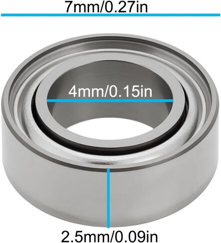 2Pcs Fishing Reels Bearing 4x7x2.5mm Compatible with Shimano Vanford Compatible with Rarenium in Saudi Arabia