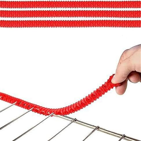 Extra Long Oven Rack Shields - 2 Pack Heat Resistant Silicone Oven Rack Cover 14 inches Long Oven Rack Edge Protector, Protect Against Burns and Scars,Prevents Hand and Arm Burns (Black) in Saudi Arabia