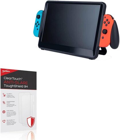 واقي شاشة BoxWave متوافق مع شاشة UpSwitch Orion Nintendo Switch - ClearTouch مضاد للوهج ToughShield 9H (عبوتان)، واقي شاشة مرن متين مضاد للوهج 9H in Saudi Arabia