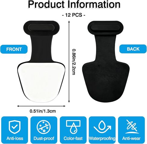 12-Pack USB Type-C Silicone Dust Plugs – Anti-Loss Port Covers with Detachable Adhesive for Smartphones, Tablets & USB-C Devices in Saudi Arabia