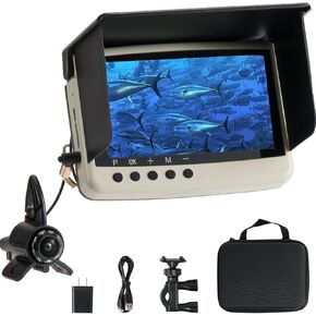Fish Finder with Underwater Camera: IP68 Waterproof IPS Display for Ice/Lake Fishing & Murky Conditions| Depth Finder in Saudi Arabia
