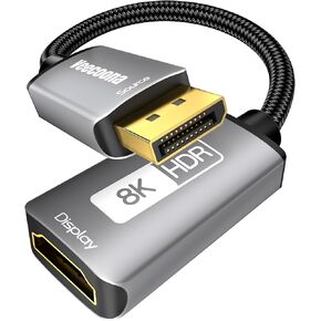 محول USB إلى DisplayPort | محول شاشة 1080P 60 هرتز، USB 3.0 ذكر إلى DisplayPort أنثى لنظام التشغيل Windows 7/8/10/11، نظام التشغيل MAC - يتطلب برنامج تشغيل in Kuwait