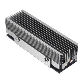 مشتت حراري M.2 2280 SSD فعال، مشعات معدنية تبريد SSD مع معاجين موصلة حرارية من السيليكون، 2 أنبوب نحاسي، لوح سيليكون موصل in Kuwait