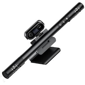 4K Webcam with Ring Light & Microphone, 4K Ultra HD Streaming Camera, Built-in Dual Noise-Canceling Mics, Auto Light Correction, for Zoom/Skype/Teams/YouTube/Twitch, Plug & Play, for PC in Saudi Arabia