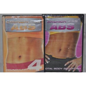 Crunchless ABS 4 and Crunchless ABS Total Body Sculpting - Set of two (2) DVDs in Saudi Arabia