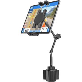 Heavy Duty Cup Holder Tablet Mount for Car Truck, Wobble-Free Aluminum Arm in Kuwait