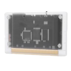 ciciglow Flash Cartridge for Mega Drive Retro Game Console, 4000 in 1 Game Video Cartridge with 8GB Memory Card, for MD1 MD2 MD3 CD X 32X (Transparent White) in Kuwait